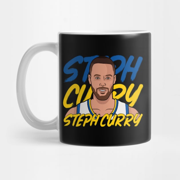 Steph Curry - Basketball by Litaru